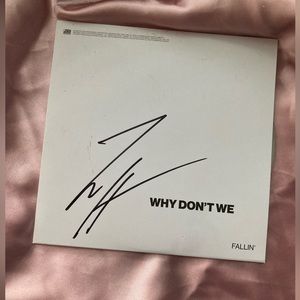 Zach Herron Autographed CD “Fallen Why Don’t We collecters item